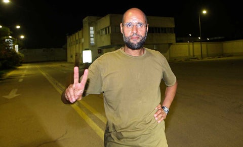 Saif al Islam, hijo de Muamar Gadafi