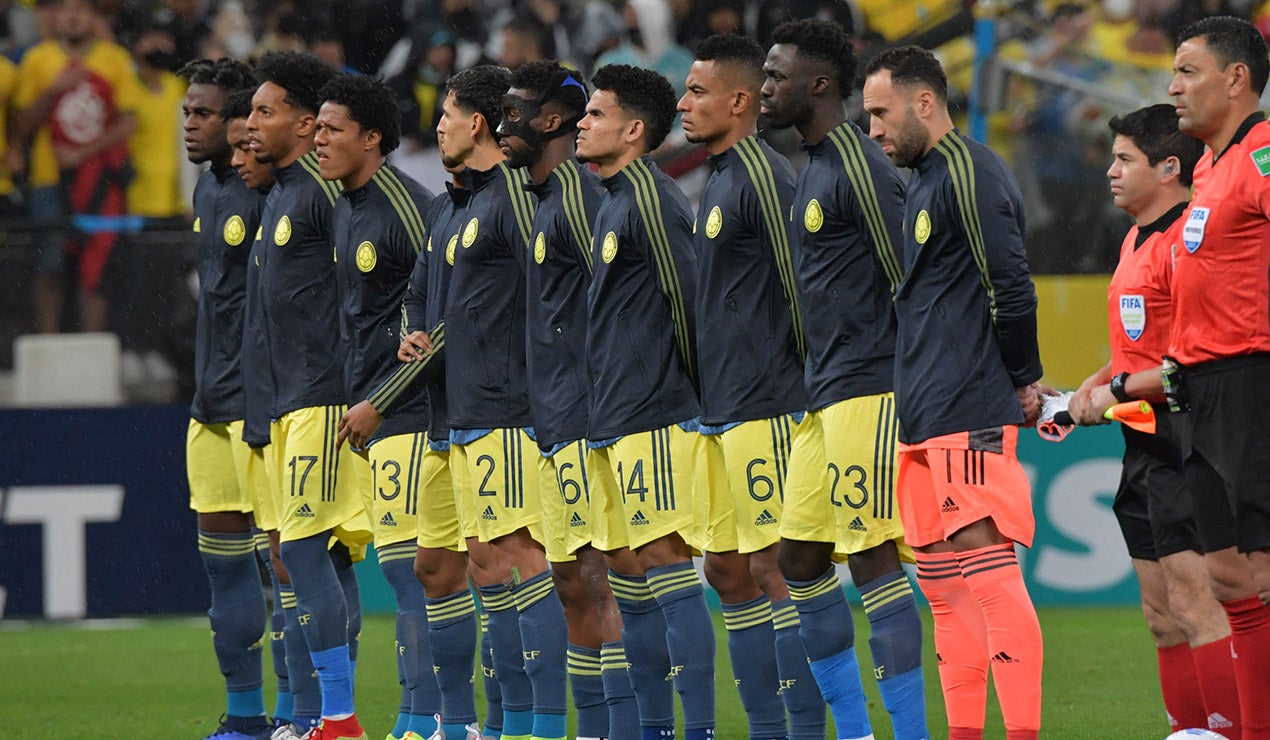 Selección Colombia previo a un partido