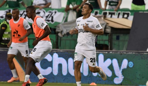 Teófilo Gutiérrez, jugando con el Cali
