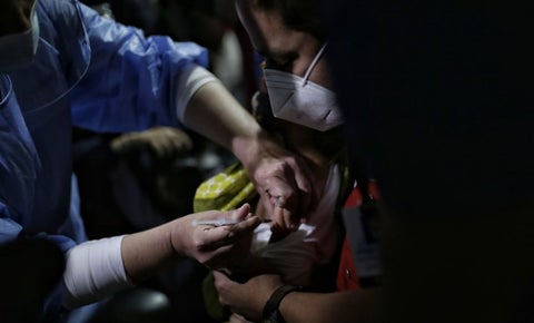 vacunación de niños