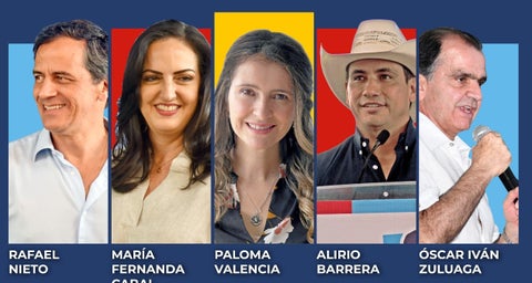 Foro precandidatos del Centro Democrático.