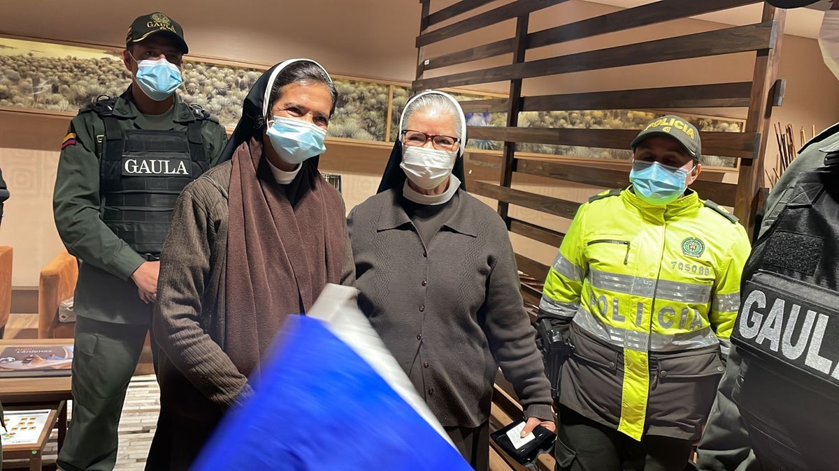 La religiosa permanecerá en Bogotá durante varios días