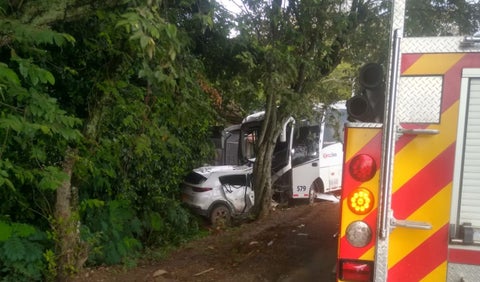Accidente de tránsito en Saldaña, Tolima.