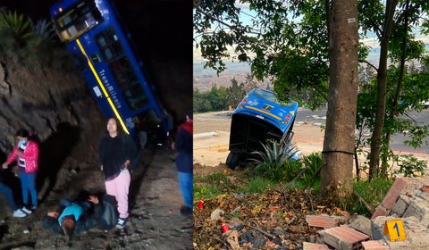 Bus del SITP se accidenta en Ciudad Bolívar