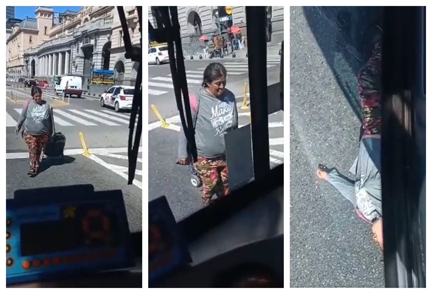 Simulación de accidente de tránsito