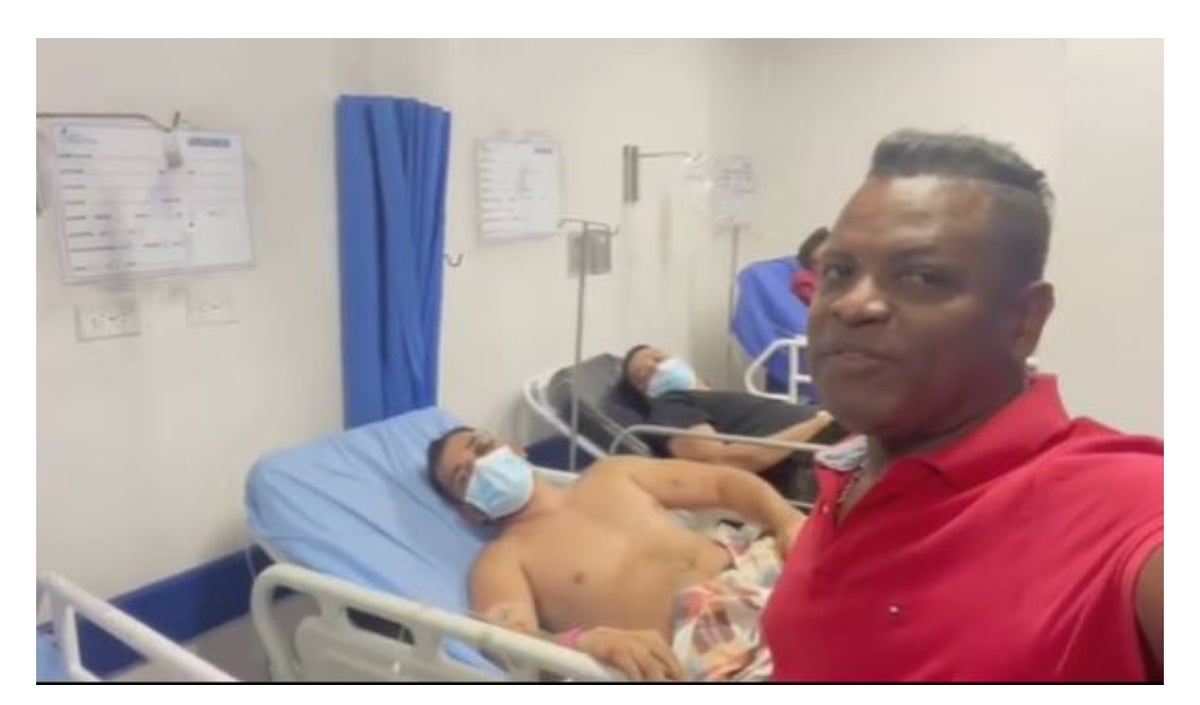 Omar Geles se accidentó en Córdoba