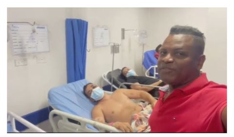 Omar Geles se accidentó en Córdoba