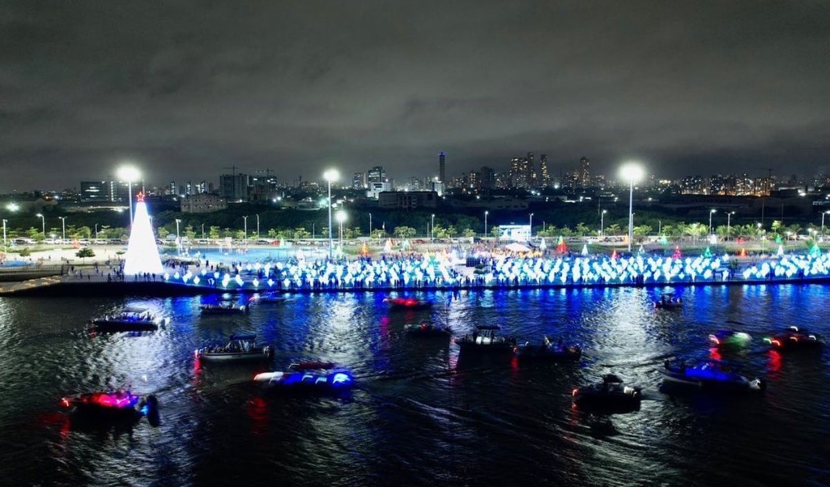 Árbol de Navidad en Barranquilla es el más grande de Colombia en 2021