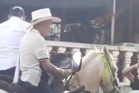 Video donde se denuncia supuesto maltrato animal.