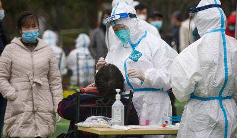 Controles contra covid en China