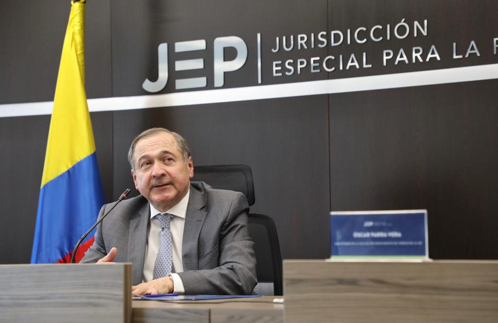 Magistrado Eduardo Cifuentes, presidente JEP