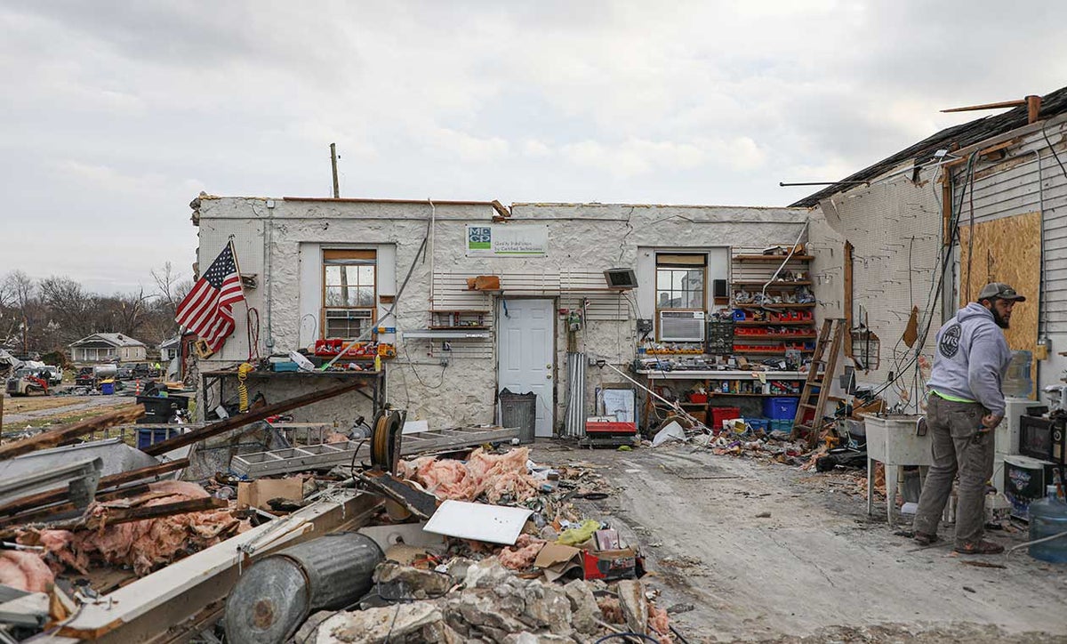 Afectaciones en Kentucky por tornados