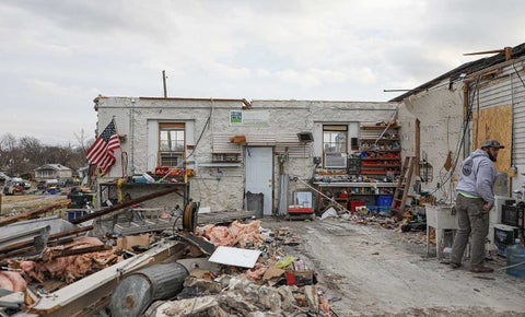 Afectaciones en Kentucky por tornados