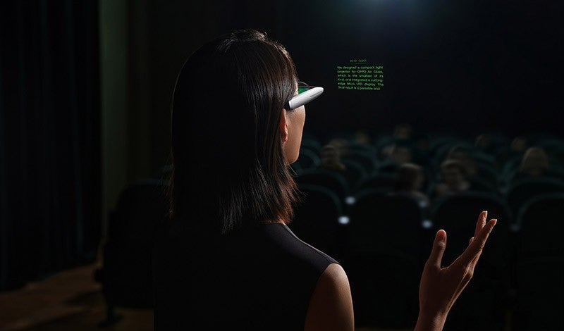 Gafas de Oppo: realidad aumentada