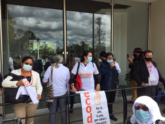 Protesta de Fecode
