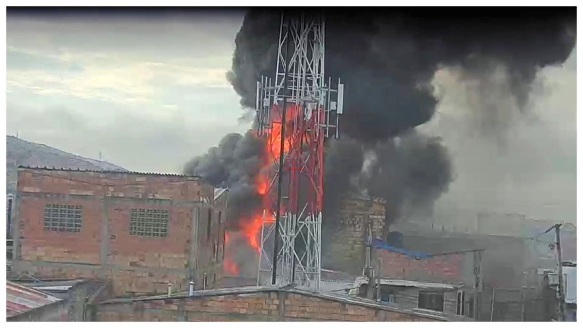 Incendio en Bogotá