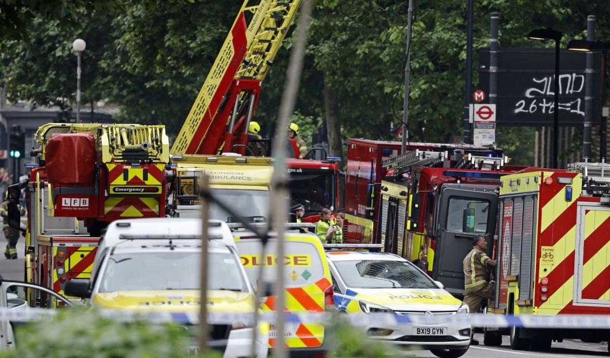 Incendio en vivienda en Londres