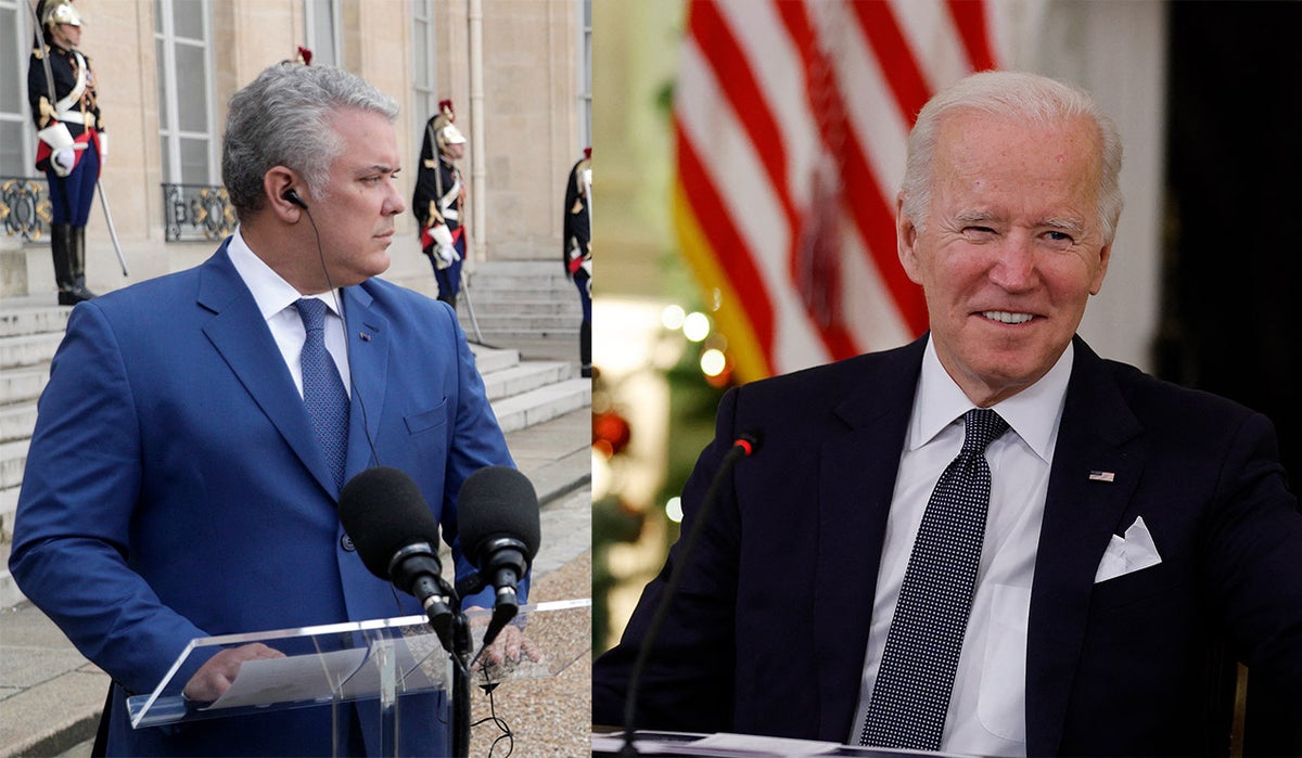 Presidente Iván Duque y Joe Biden