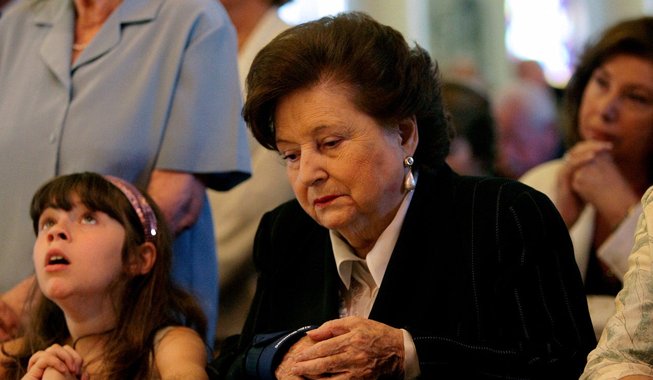 Lucía Hiriart, viuda de Augusto Pinochet