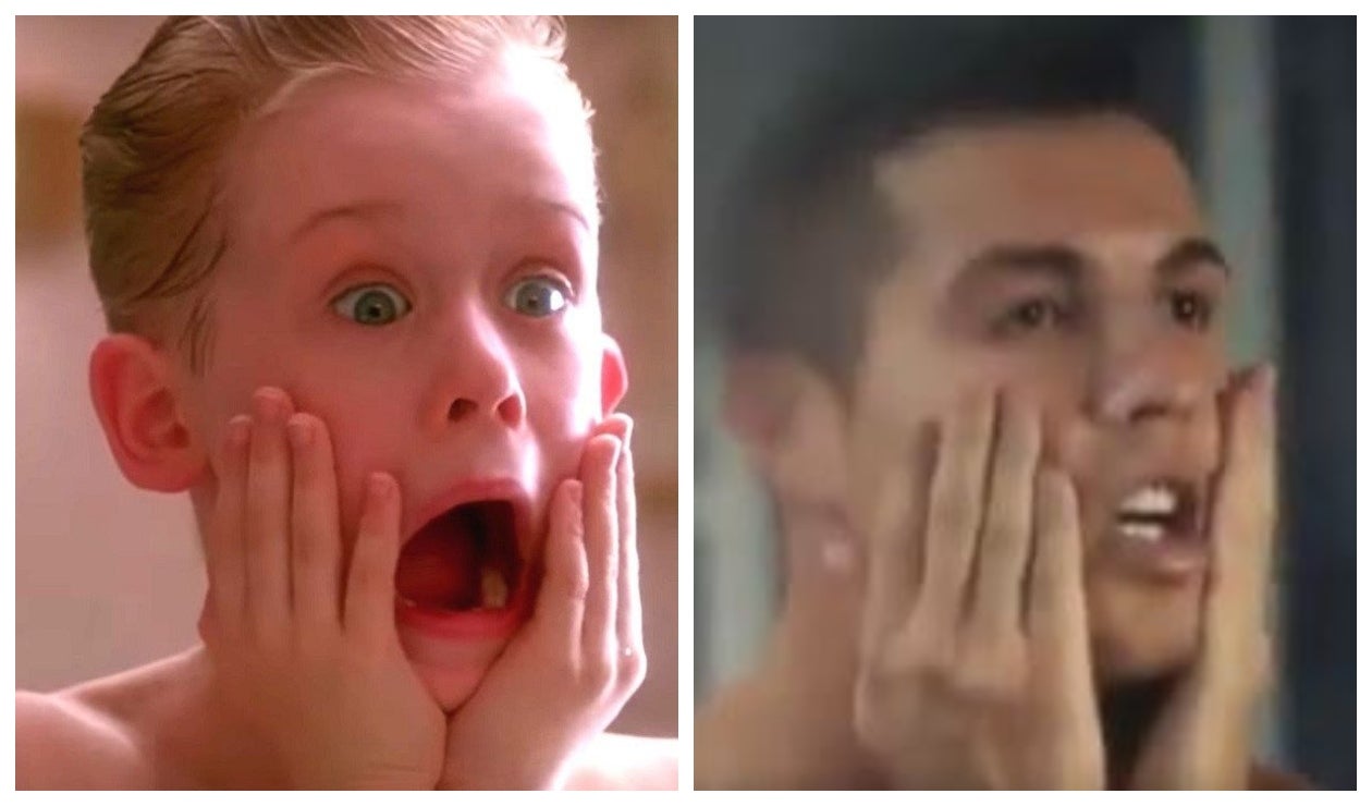 Cristiano Ronaldo recrea escenas de Mi pobre angelito
