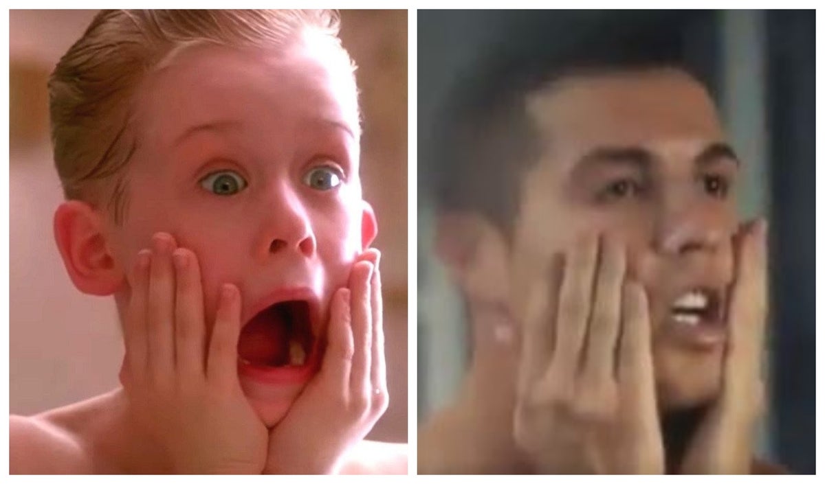 Cristiano Ronaldo recrea escenas de Mi pobre angelito