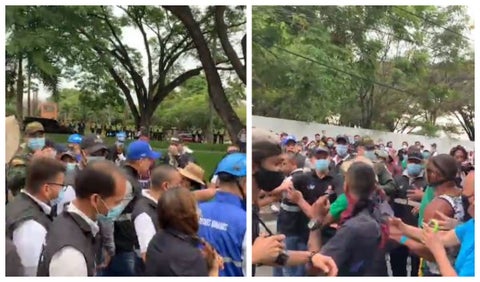 Agresión al secretario de Seguridad de Cali en llegada de minga indígena