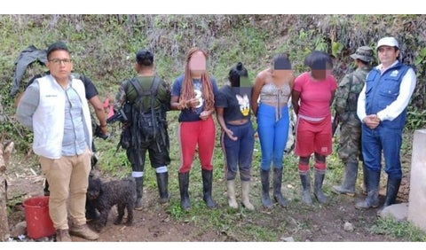 Mujeres secuestradas por el ELN