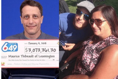 ganó la lotería y se separó de su pareja