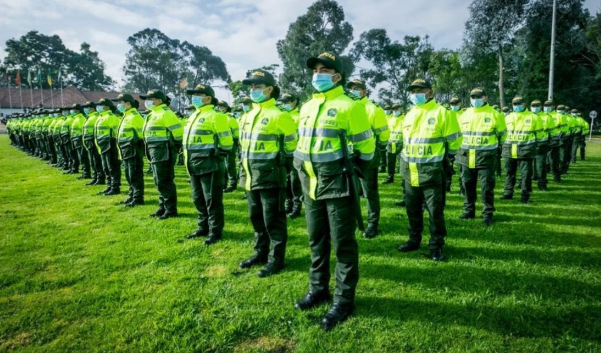 Llegaron a Bogotá 1.000 nuevos policías para reforzar seguridad