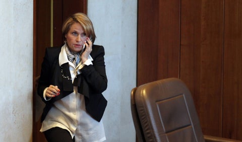 Sandra Morelli en juicio en su contra