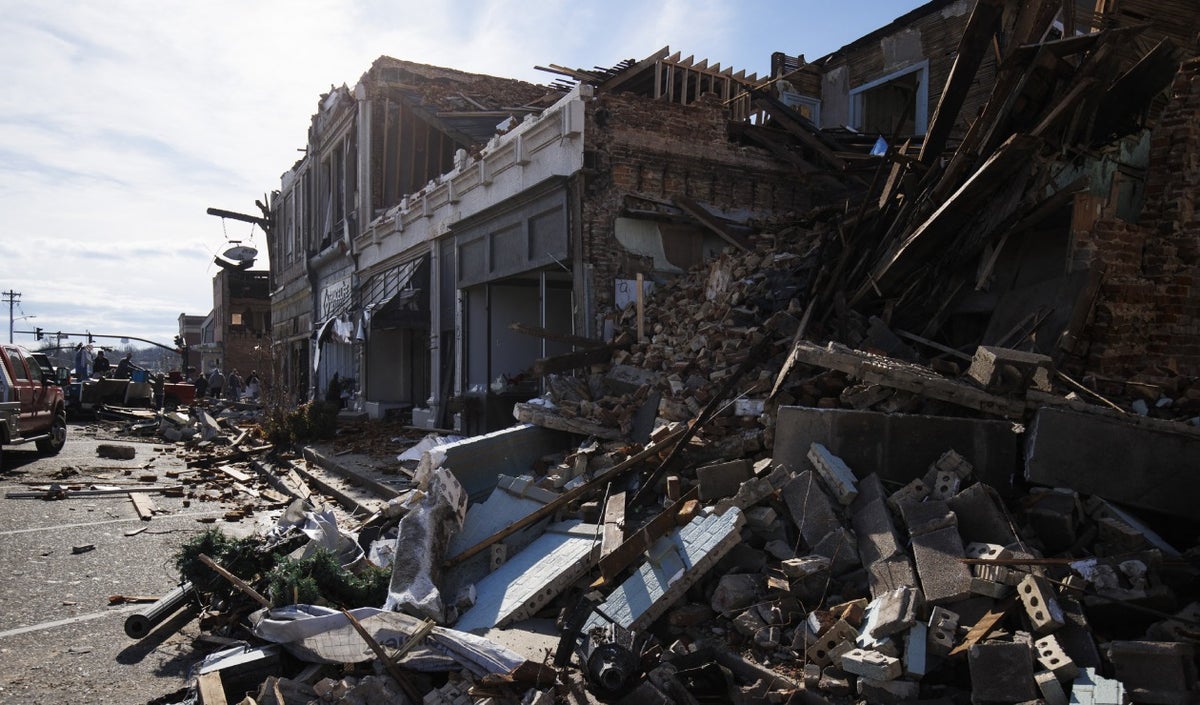 Estragos causados por tornado en Kentucky