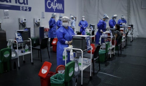 En Bogotá ya comenzó el refuerzo de la vacunación anticovid