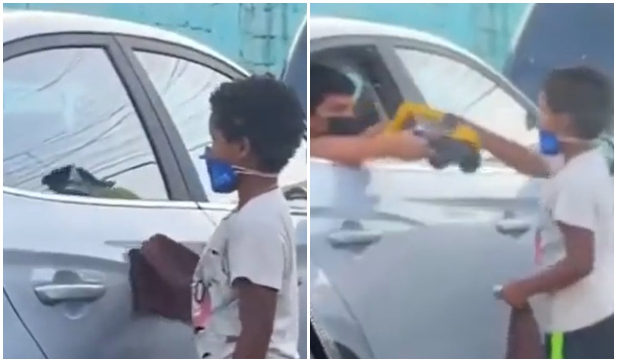 Video tierno de niños compartiendo