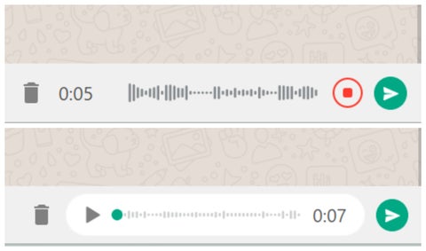 Notas de voz WhatsApp