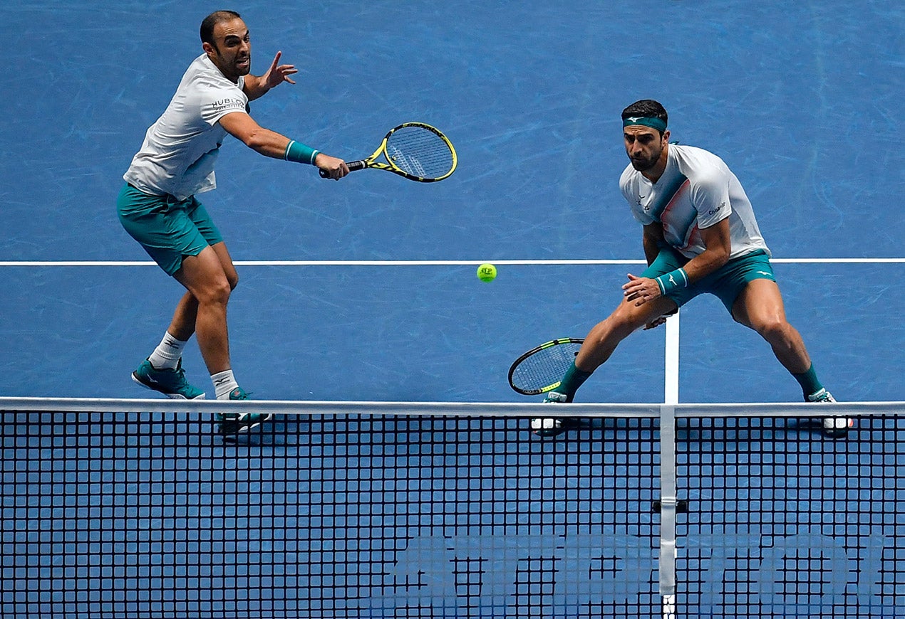 Juan Sebastián Cabal y Robert Farah, tenistas colombianos