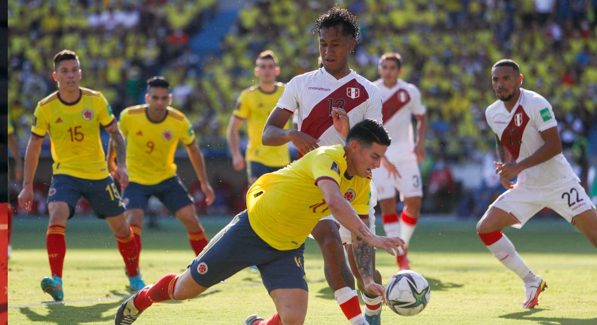 Colombia vs Perú. 2022
