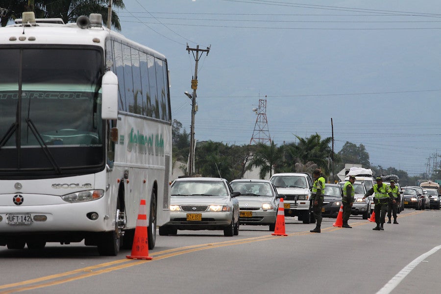 Comparendos en carretera