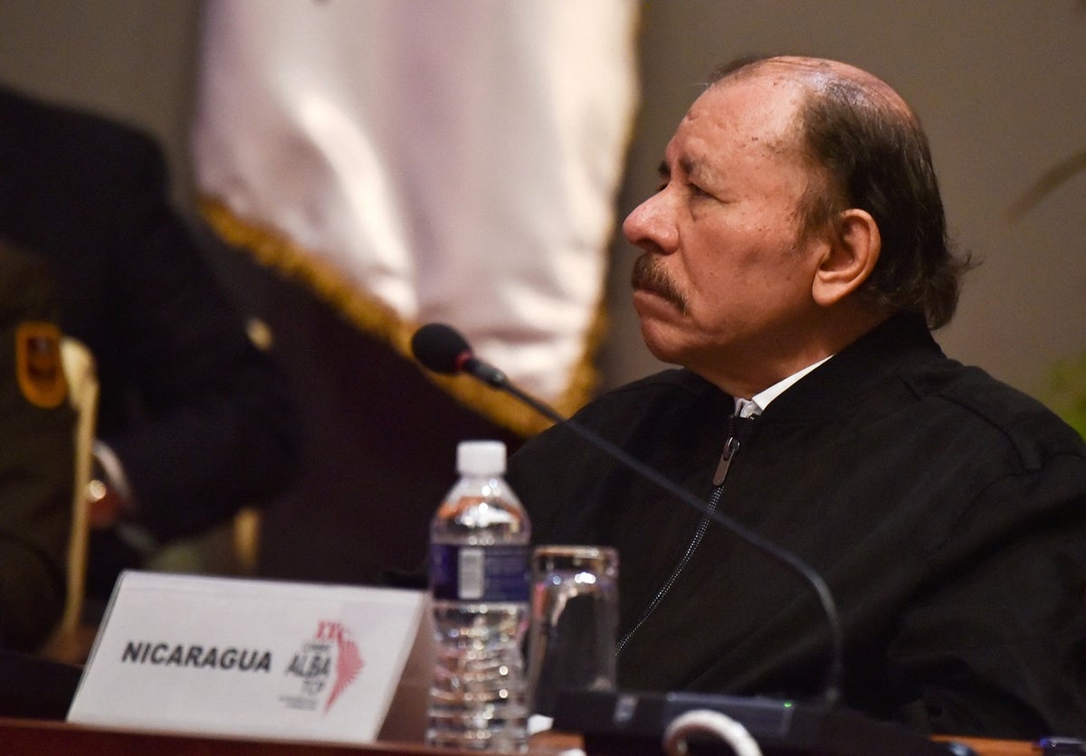 Daniel Ortega, presidente de Nicaragua