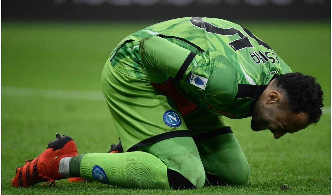 David Ospina había sufrido una lesión en la pierna izquierda.
