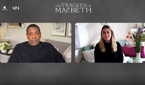 Denzel Washington habla de la tragedia de Macbeth en La FM