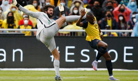 Ecuador vs Brasil, Eliminatorias