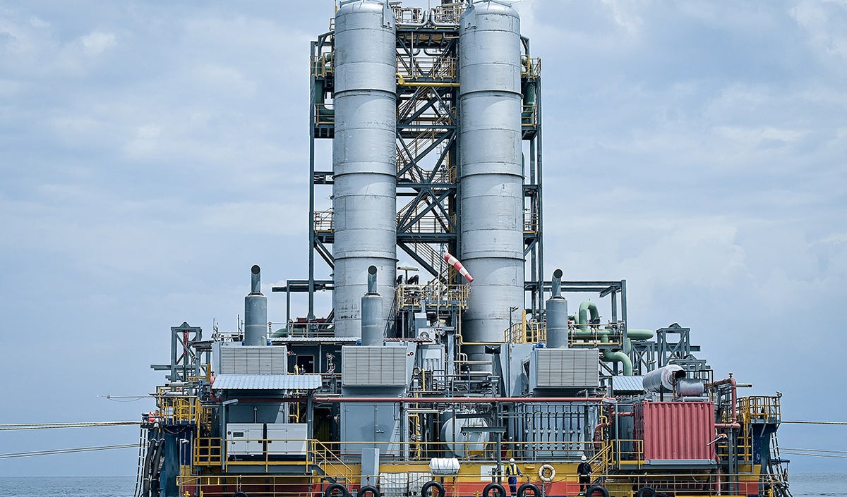 Planta de extracción de Gas
