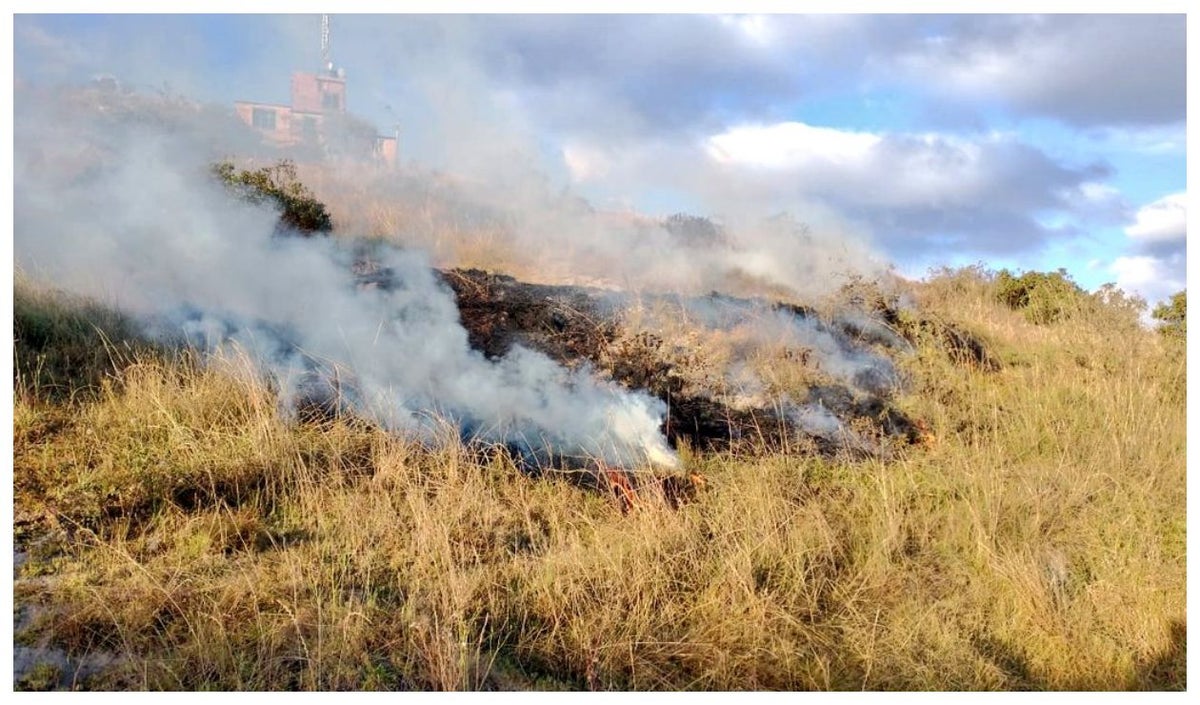 Incendio en Ciudad Bolívar en Bogotá