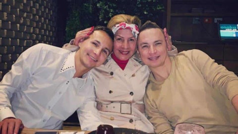 Mauricio Leal, Marleny Hernández y Jhonier Leal