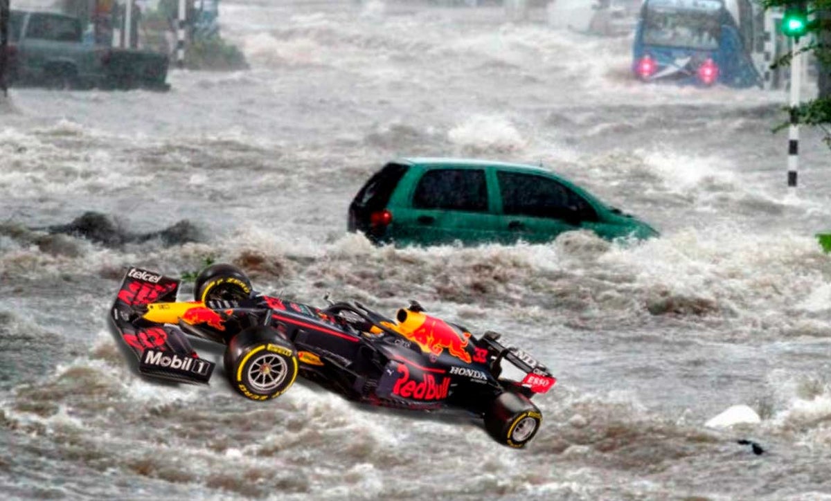 Meme sobre Formula 1 en Barranquilla