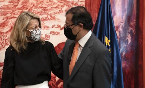 Gustavo Petro visita España