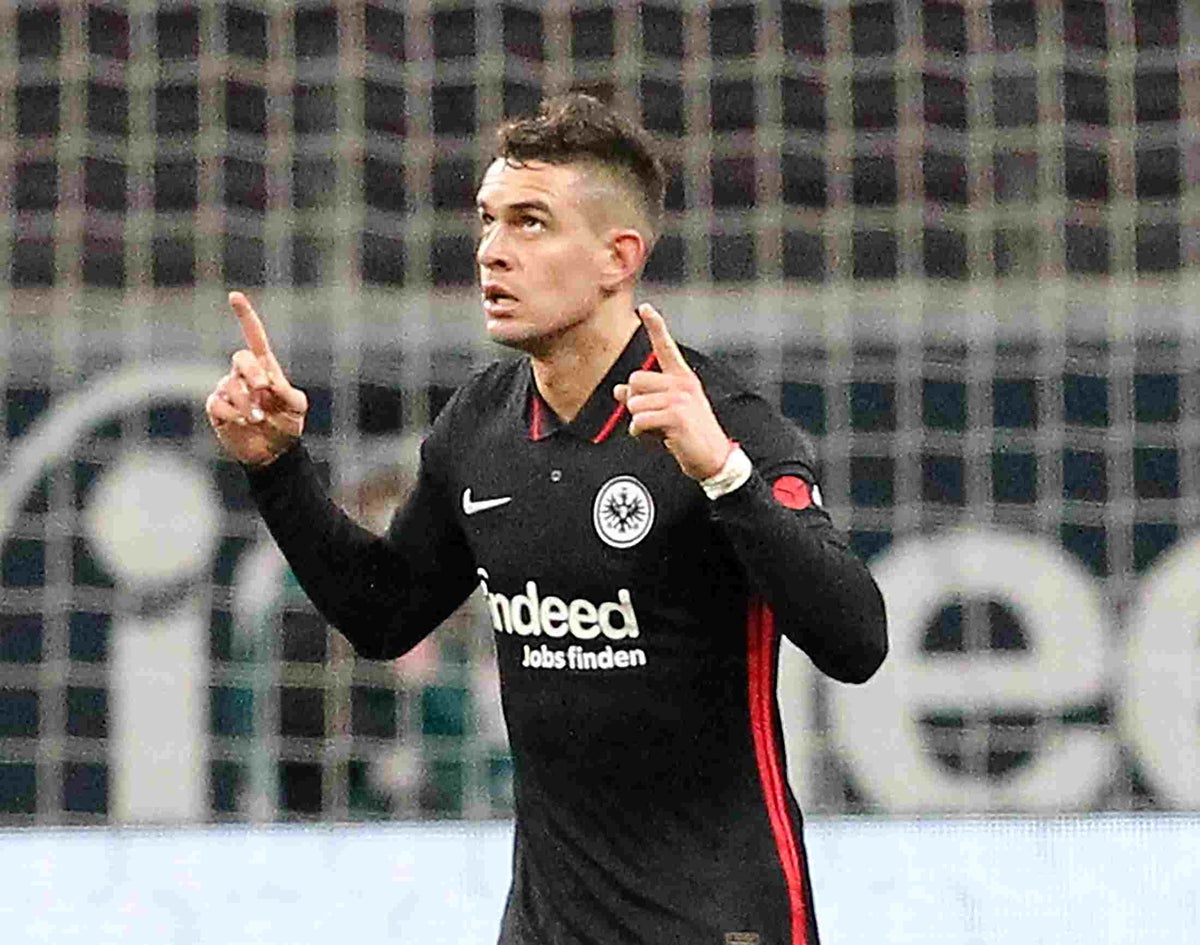 Rafael Santos Borré, Bundesliga, Frankfurt vs Borussia Dortmund