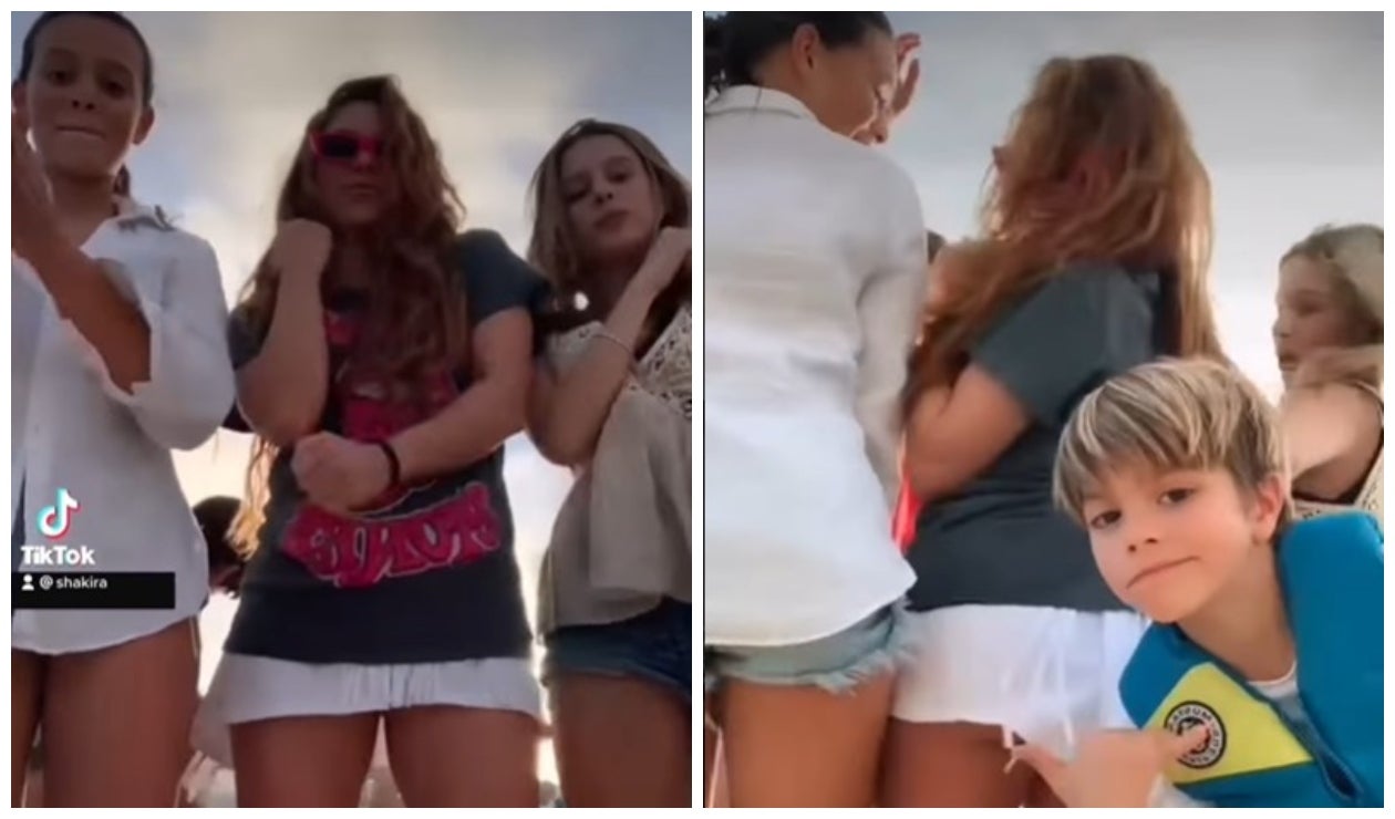 Shakira bailando en TikTok con sus primas