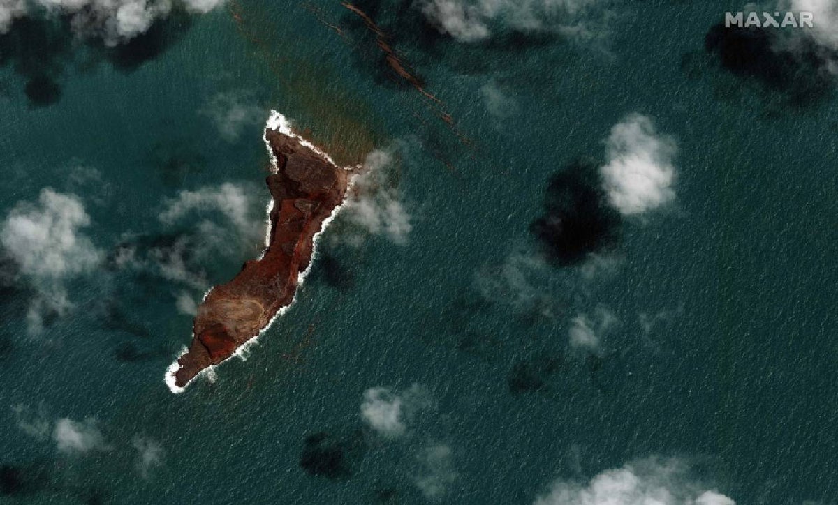 Tonga - erupción del volcán