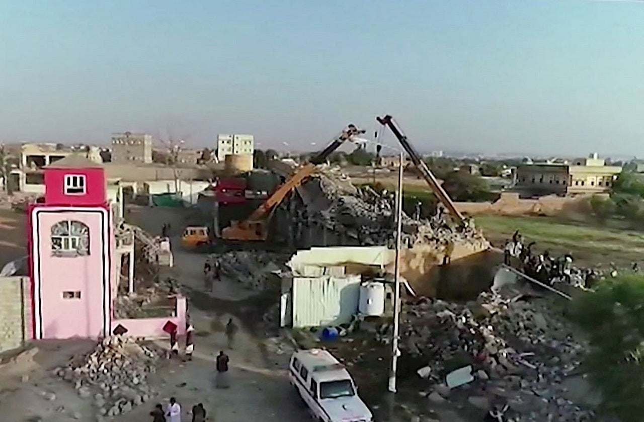 Bombardeo en Yemen
